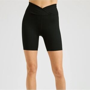 Year of Ours Ribbed V Waist Biker Shorts